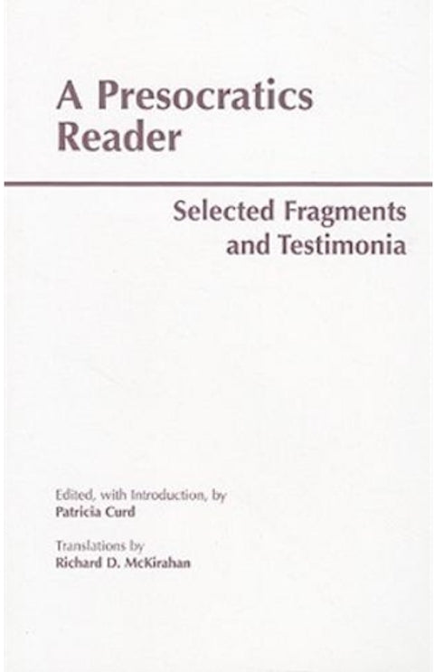 A Presocratics Reader