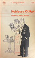 Noblesse Oblige