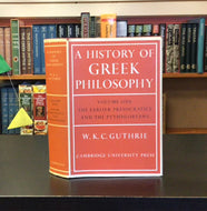 The Earlier Presocratics and the Pythagoreans