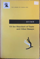 Of the Standard of Taste and Others Essays